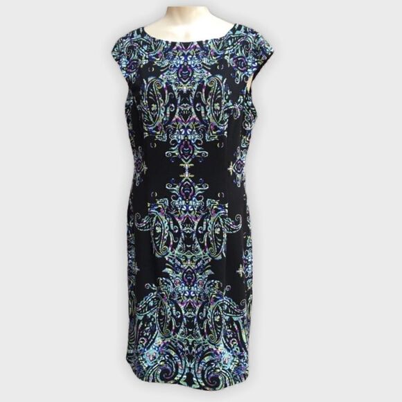 Stitch Fix wisp Damask Color Block Bodycon Dress - Picture 2 of 8